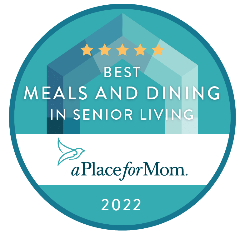 A Place for Mom Best Meals and Dining Award